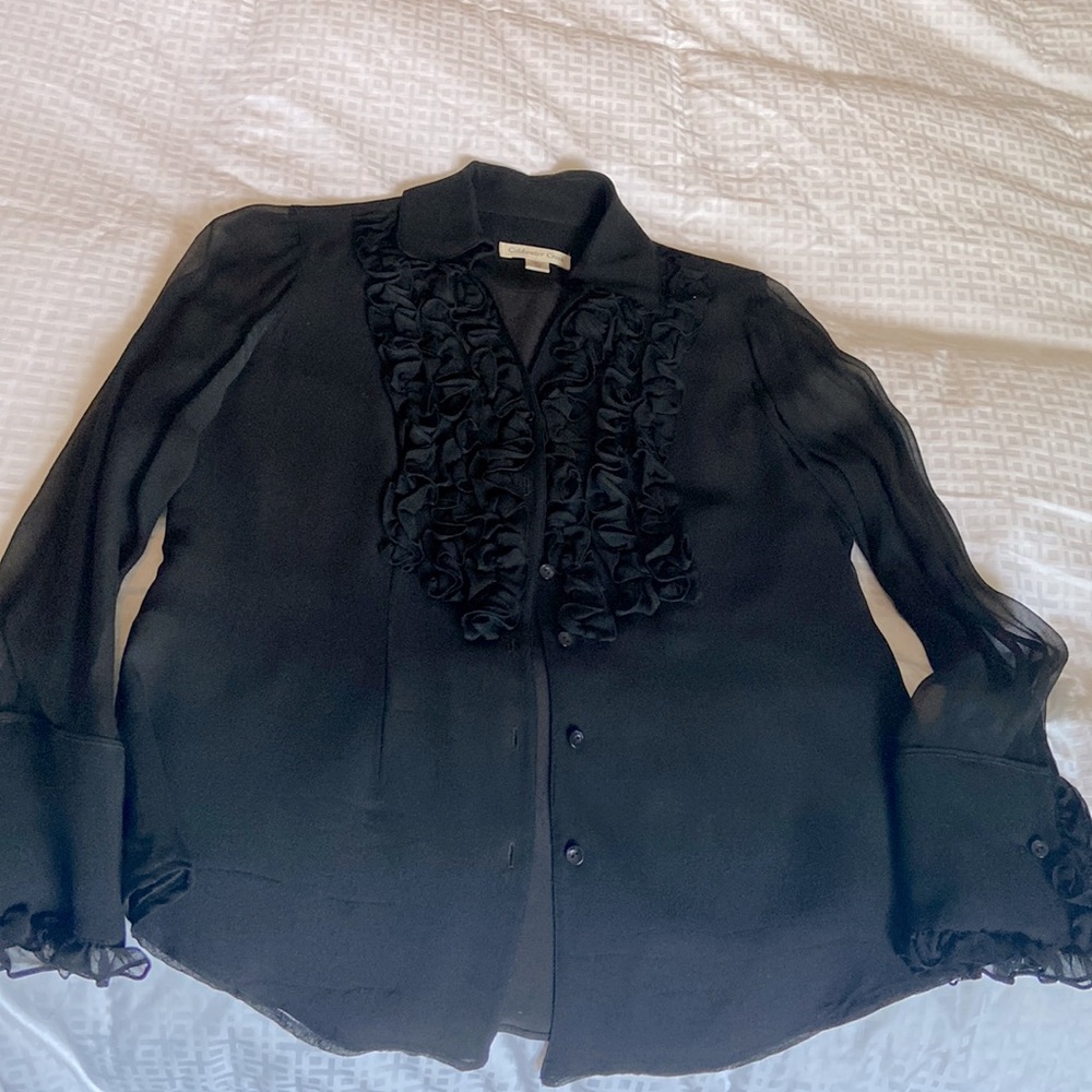 Goldwater Creek Button Down Dressy Top
